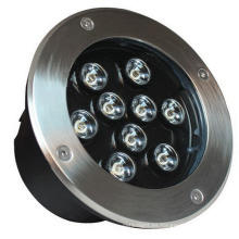 9W LED piso luz piscina luces LED